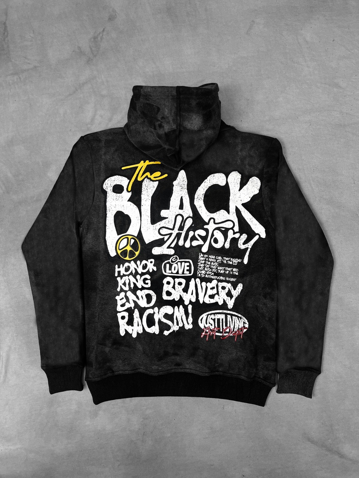 Juneteenth Acid Wash Hoodies