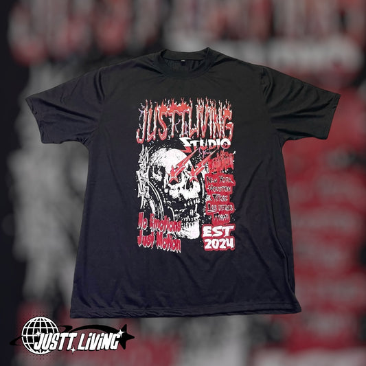 Red & Black Skull T-Shirt